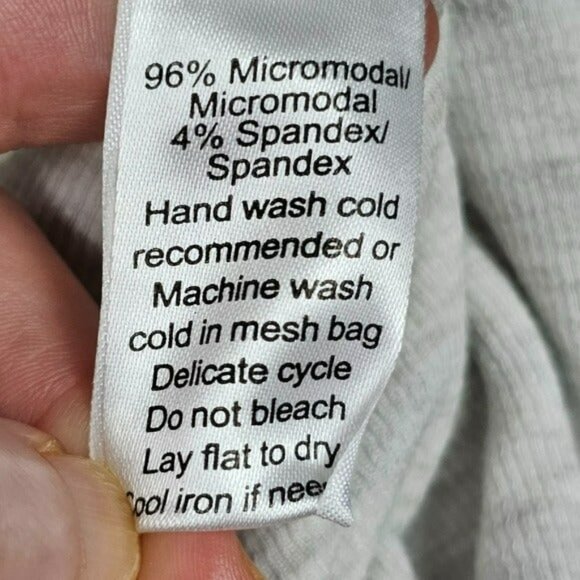 ATM Anthony Thomas Melillo Striped Modal Bodysuit in Large - Picture 6 of 7